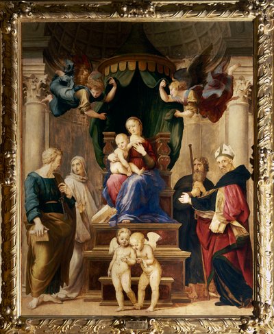 Madonna del Baldacchino, ca. 1507 von Raffaello Sanzio Raphael